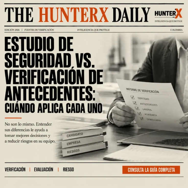 Comparación de estudio de seguridad de empleados contra la verificación de antecedentes
