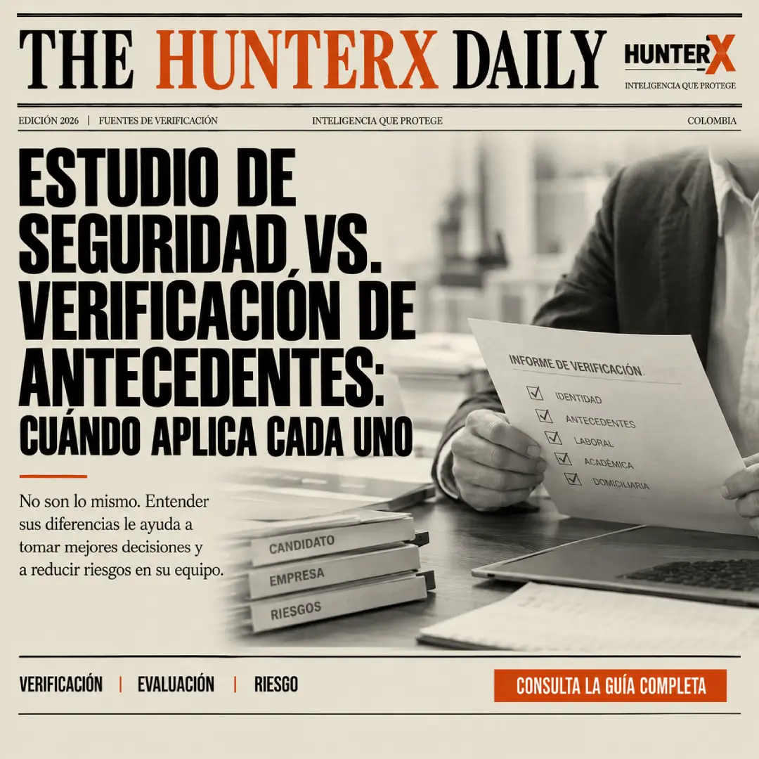 Comparación de estudio de seguridad de empleados contra la verificación de antecedentes