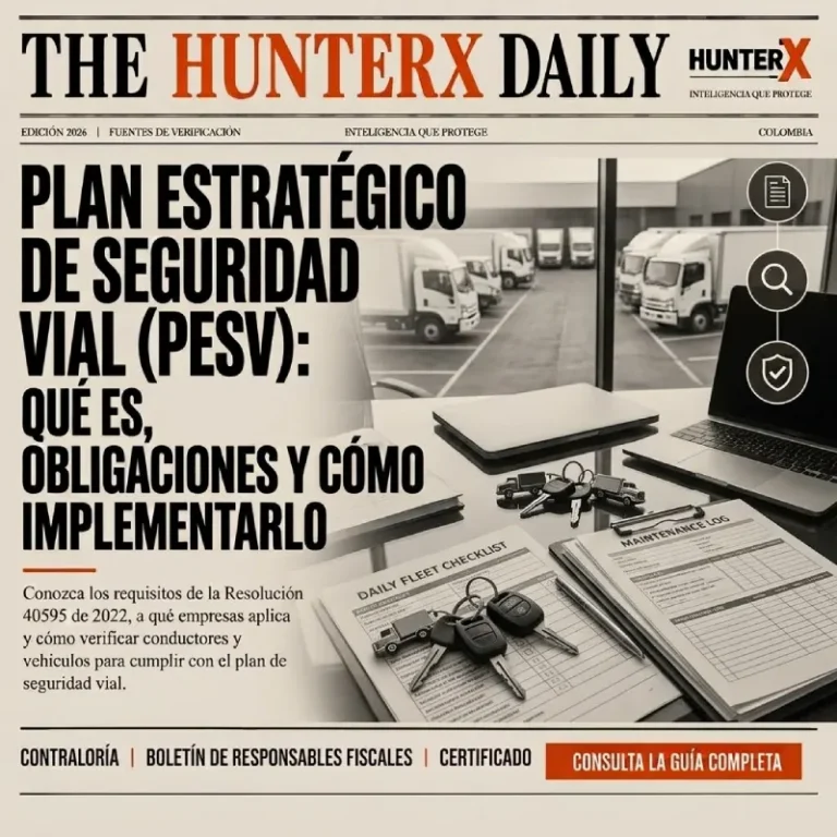 Como verificar vehiculos y conductores para cumplir con el PESV