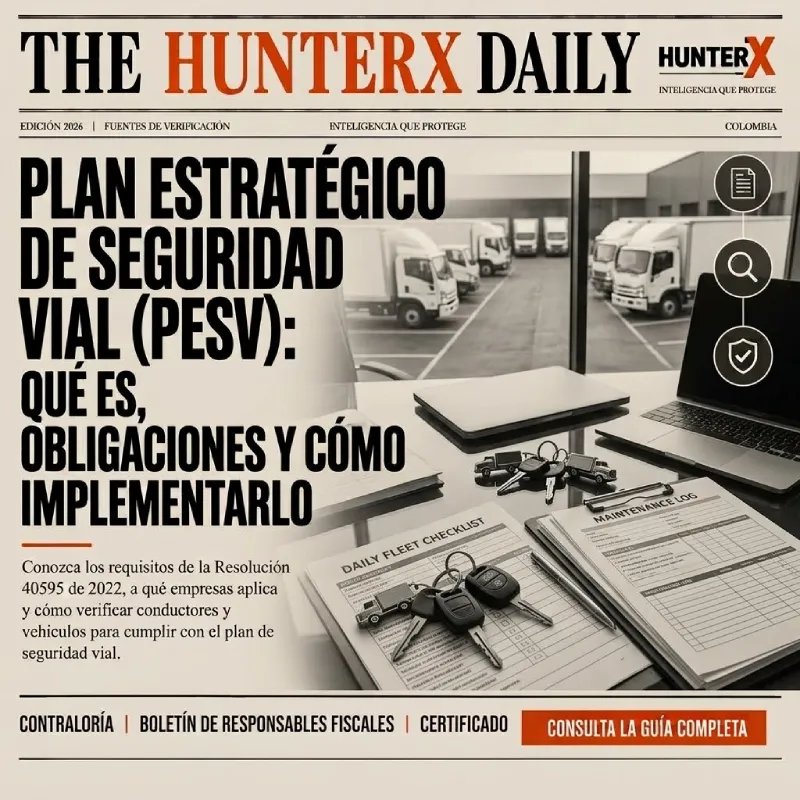 Como verificar vehiculos y conductores para cumplir con el PESV
