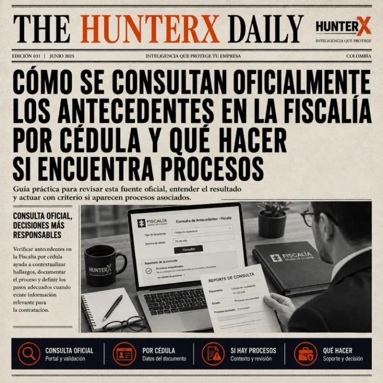 consultar Antecedentes en la Fiscalía