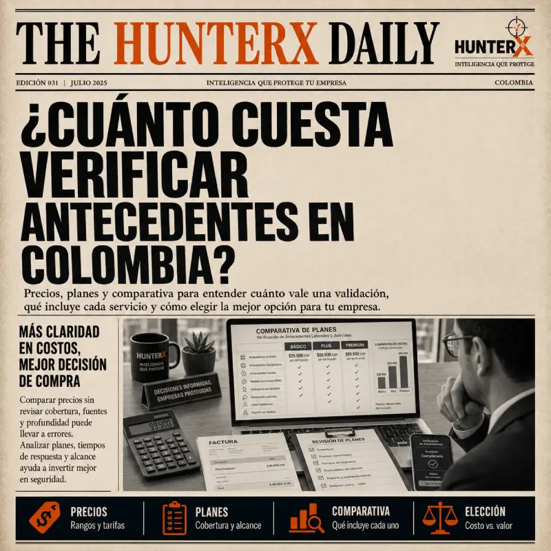 costo de verificar antecedentes de un empleado