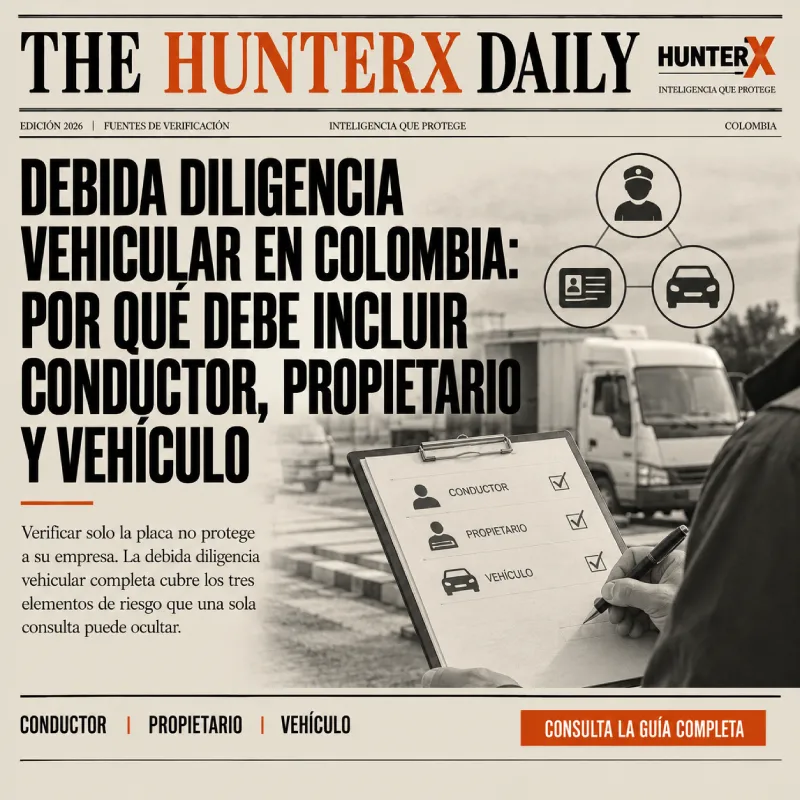 Home 29 Debida diligencia vehicular completa en Colombia: guía de verificación de antecedentes para vehículos, conductores y propietarios