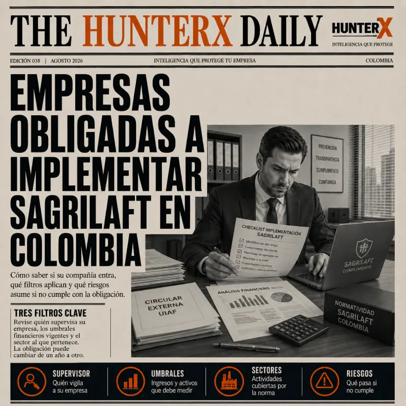 Home 33 Empresas obligadas a implementar SAGRILAFT en Colombia y requisitos de cumplimiento en 2026