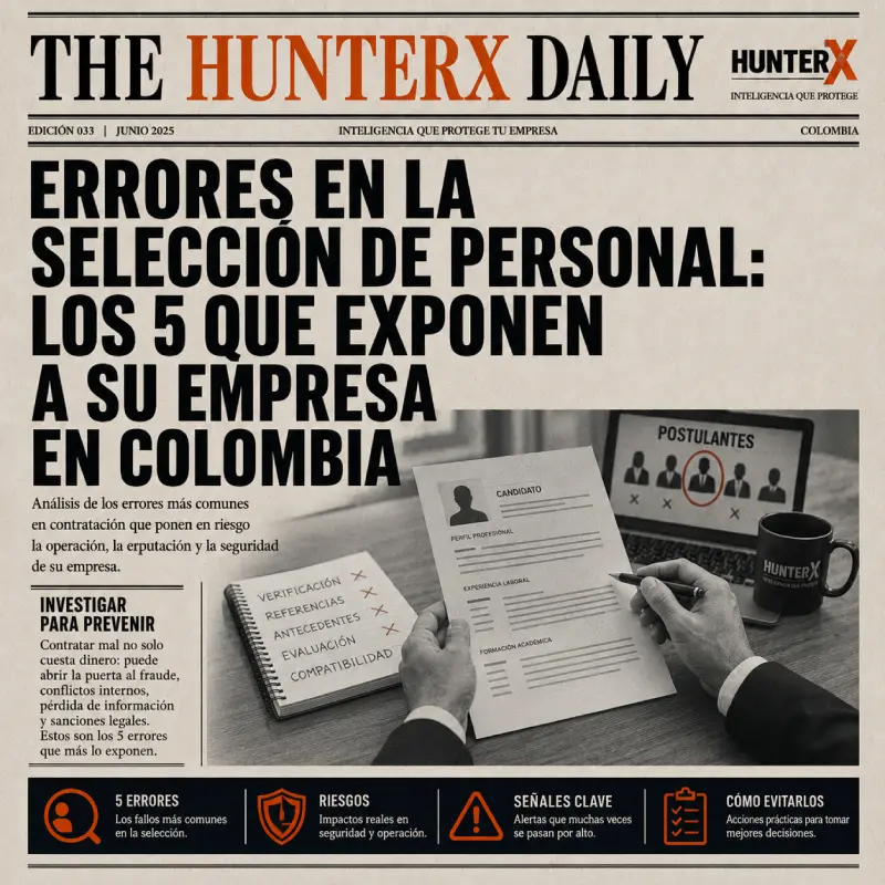 Home 30 Errores en la selección de personal