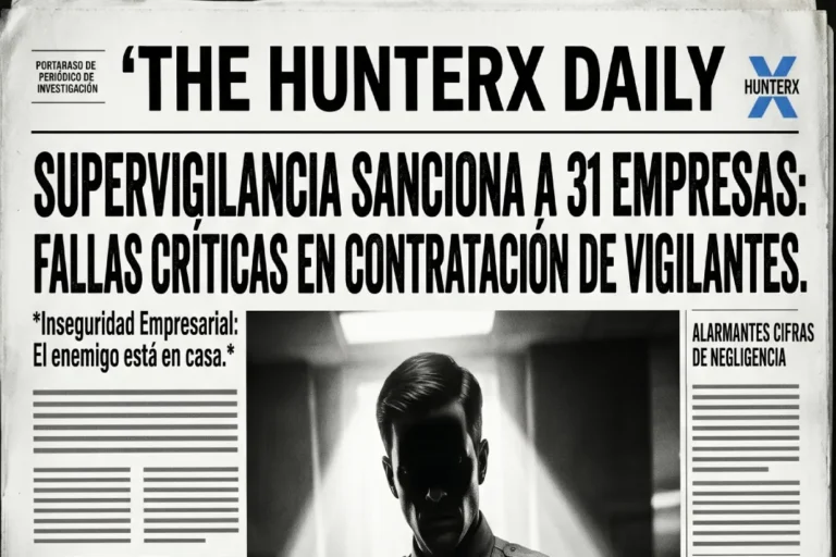 Sanciones de Supervigilancia a empresas por fallas en la contratación y verificación de vigilantes de seguridad