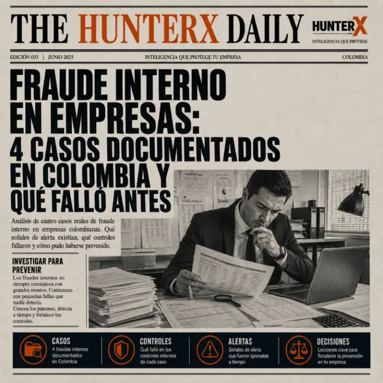 Fraude interno en empresas