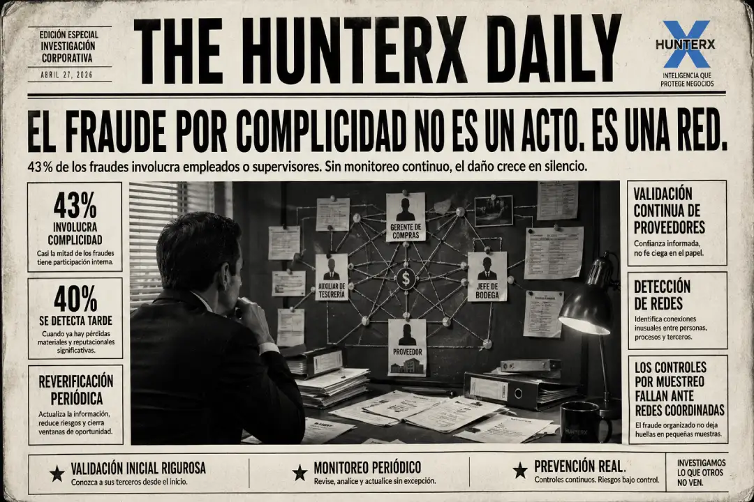 Fraude por complicidad en empleados o supervisores